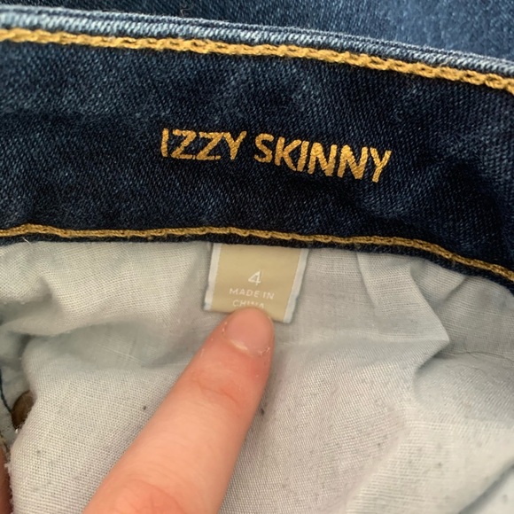 Michael Kors Izzy Dark Wash Mid-rise Skinny Jeans 4 Women’s - Picture 8 of 9